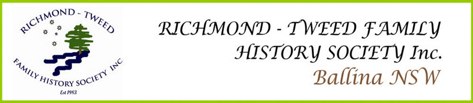 Richmond Tweed Family Historical Society